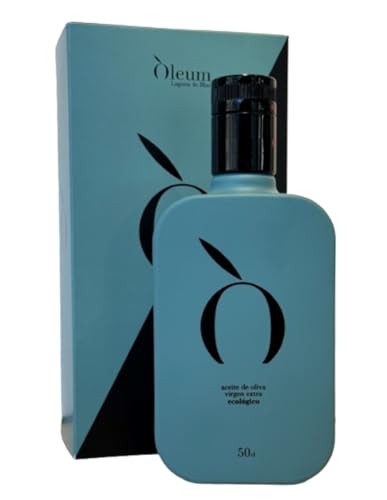 OLEUM LAGUNA | Aceite de Oliva Virgen Extra Ecológico Coupage Variedades Cornicabra y Manzanilla - Estuche 500 ml
