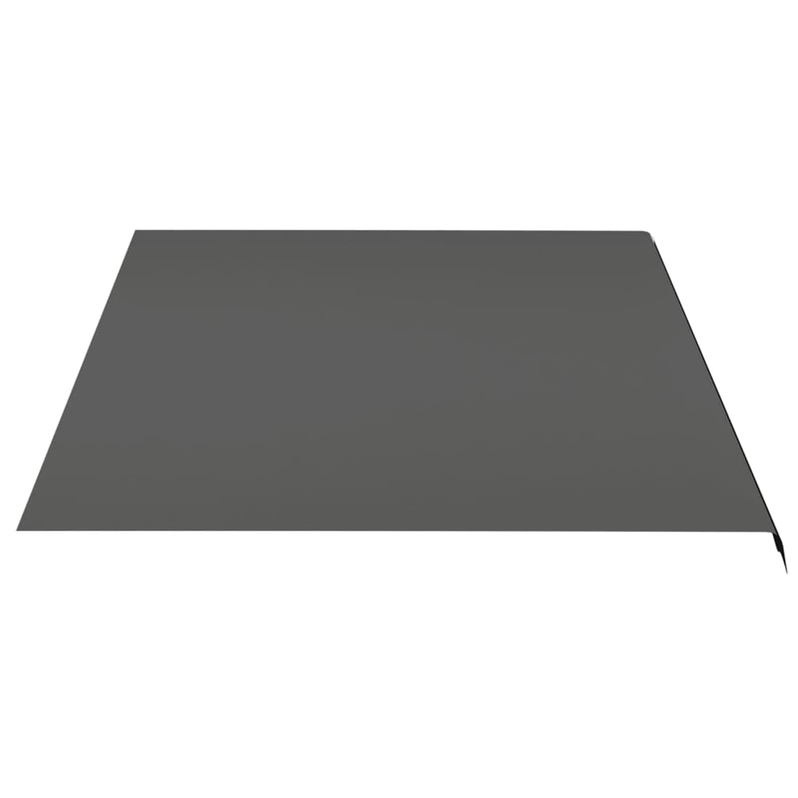 Kavolet Toile de store pour store banne pour protection solaire - Tissu imperméable et indéchirable - Avec volant - Accessoire de store - 500 x 350 cm - Anthracite