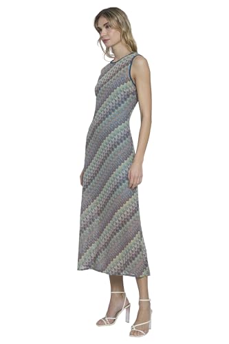 Image of Donna Morgan Women's Sleeveless Midi Dress for Women | Summer Semi-Sheer Wedding Guest Womens Dresses