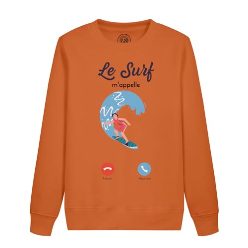 Sweatshirt enfant le surf m'appelle pour ne plus avoir froid après la planche