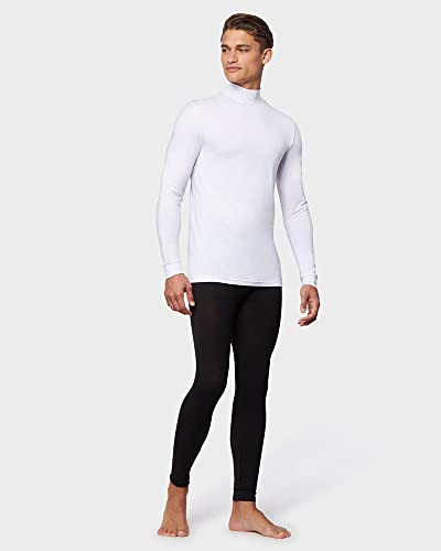 32 Degrees Men's Lightweight Baselayer Mock Top | Long Sleeve | Form Fitting | 4-Way Stretch | Thermal2