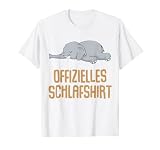 Offizielles Schlafshirt Pyjama Nachthemd Elefant Geschenk T-Shirt