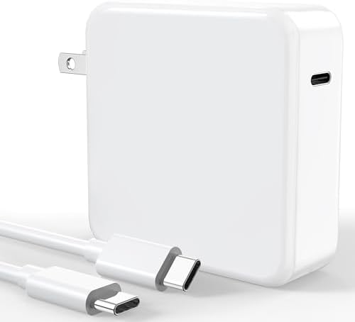 100W USB C to C Fast Charger Compatible with MacBook Air 15/13 Inch, MacBook Pro 16/15/14/13 Inch, iPad Pro, Samsung Galaxy, Pixel, and All Type C Devices, Include 6.6FT/2M Charge Cable