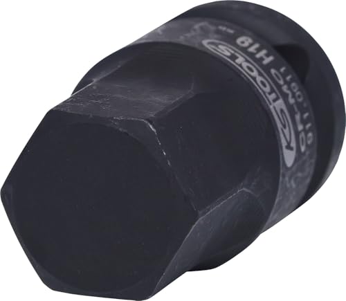 Douille à embout de force 1/2 impact 19 mm pour vis à six pans creux