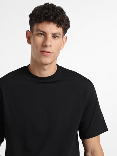 Image of NOBERO Men's Cotton Oversized Printed T-Shirt
