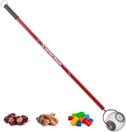 Lawn Sweeper for Acorns: Which 5 Will Transform Your Yard? 5 GARDEN WEASEL Small Nut Gatherer Roller – Nut Collector Tool for Acorns, Buckeyes, and Small Debris – Yard Picker Upper with Durable Steel Cage and Ergonomic Handle - Newest Model