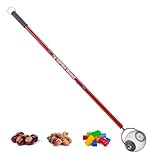 Garden Weasel Small Nut Gatherer Roller – Nut Collector Tool for Walnuts, Sweet Gum Balls, Tennis Balls and More – Yard Picker Upper with Durable Cage and Ergonomic Handle
