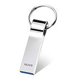 MASS USB 3.0: las unidades flash USB con puertos USB 3.0 son mucho más rápidas que las 2.0. El disco U de 982 gb se puede usar para hacer copias de seguridad de fotos o archivos, grabar videos en la memoria y escuchar música en el automóvil sin preocuparse por quedarse sin memoria.