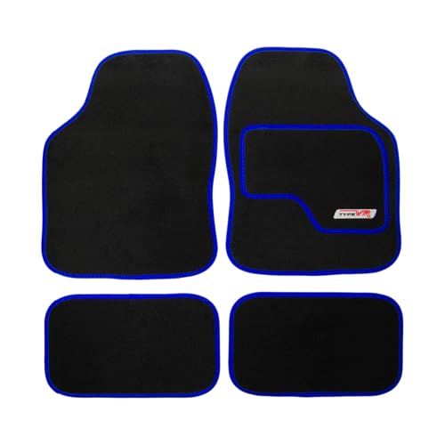Sakura SS5305 Juego de Alfombrillas universales para Coche, Azul