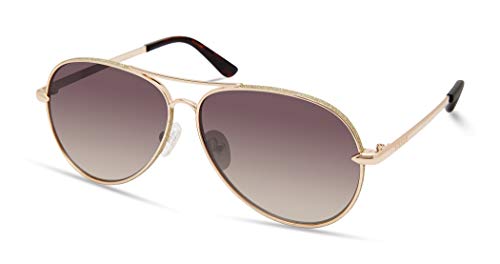 GUESS Women's Classic Aviator Pilot Sunglasses