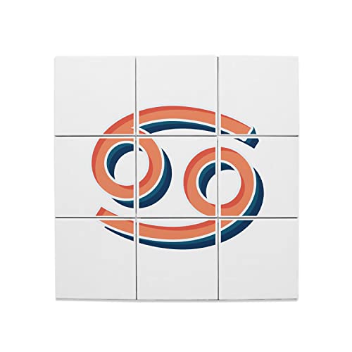 Carreaux Céramique Cancer Zodiaque 45x45 cm lot de 9 fresque murale