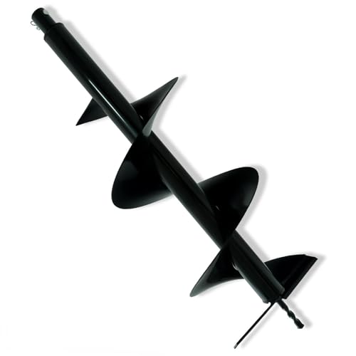 NEMAXX® B250 Erdbohrer Kopf für Bohrmaschine & Akkuschrauber 250 MM - Ersatzbohrer Kopf für Erdlochbohrer, Erdbohrer & Gartenbohrer - Hand Erdlochbohrer Kopf in Schwarz - Pflanzbohrer & Bodenbohrer NEMAXX® B250 Erdbohrer Kopf für Bohrmaschine & Akkuschrauber 250 MM - Ersatzbohrer Kopf für Erdlochbohrer, Erdbohrer & Gartenbohrer - Hand Erdlochbohrer Kopf in Schwarz - Pflanzbohrer & Bodenbohrer