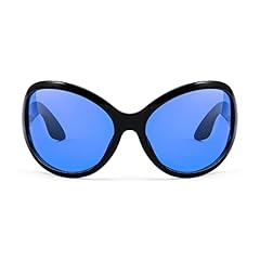 Black Frame Blue Lens