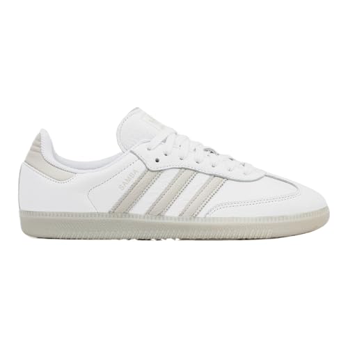 Image of adidas Samba OG Mens Lifestyle Shoes (White /Grey) Size 8 | Casual Shoes