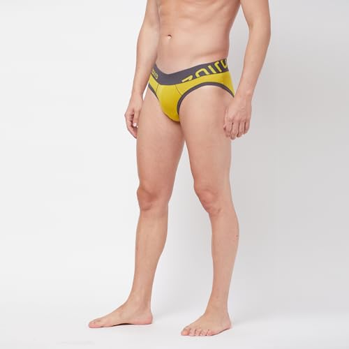 Image of Zoiro Men's Brief | Soft Band | Soft No-Marks Elastic | Breathable Innerwear | Pack of 1 | Color May Vary