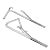 ECOTRIC Attic Ladder Spreader Replacement Hinge Arms Kit for Werner 55-1 MFG 2006 and Older - (Pair)