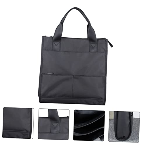 1pc Portable Business Handbag Large Capacity Multi-storage Bag for Travel and Work Stylish Men's Briefcase for Laptop Books4
