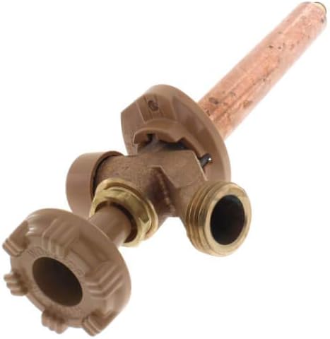 Model 17 6" Length, 1/2" PEX Inlet Anti-Siphon Wall Faucet w/Metal Handle