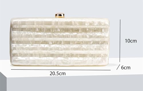 Acrylic Purses Evening Clutch Bags Women Cute Box Handbag Crossbody Purse 20252