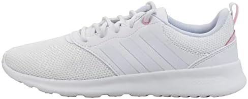 adidas Women's QT Racer 2.0 Running Shoe White/White/Clear Pink 7 M US | Image 6