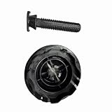 WheatThrive Pince de support de roue de secours, clip de retenue de pneu, pour 2008 308 3008, C4 C3, DS4 DS3, OEM 9816031680, ABS noir