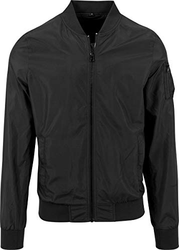 Blouson Bomber Homme PATOUTATIS BY045 veste de mi-saison noire décontractée