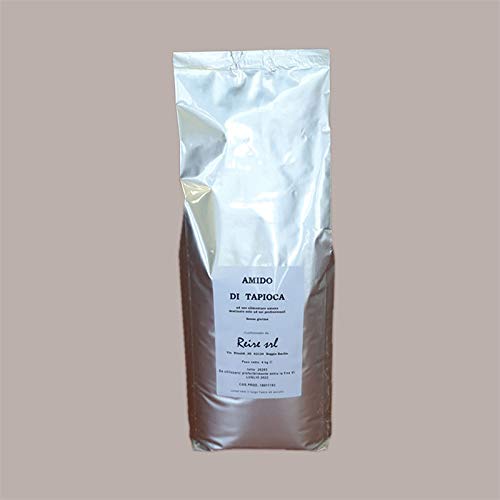 LUCGEL Srl 4 Kg ALMIDÓN DE TAPIOCA Espesante alimentario sin gluten