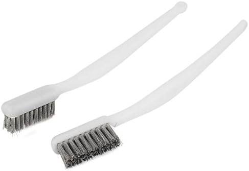 Aexit 18cm Long Painting Supplies & Wall Treatments Handy Tool Plastic Handle Steel Wire Cleaning Brush Paint Rollers 2 Pcs