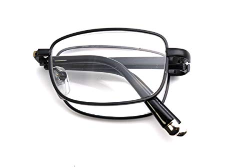 ColorViper Pocket Folding Reading Glasses With Case (Z2 Matte Black, 2.50)