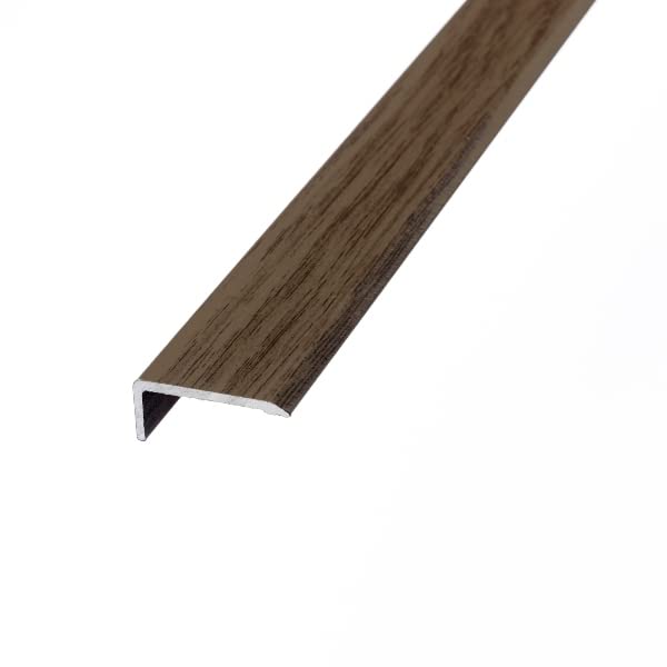 eXtreme Self Adhesive Stair Nosing Strip | 3ft Corner Guard Edge Protector for Laminate, Tile, Metal, and Wood Stairs | Sturdy, Attractive, and Non-Slip Staircase Threshold Strip - Mocha