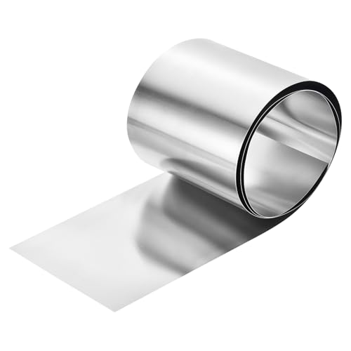 uxcell 1 Pcs Pure Nickel Sheet 99.6% Pure Nickel Plate Nickel Strip 0.002x3.94x39.4(0.05x100x1000mm) Nickel Anode for Electroplating Scientific Lab Industry DIY Craft