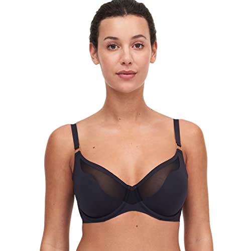 Chantelle Damen Pure Light Underwire Bra BH, 1,3 cm, Schwarz, 85D