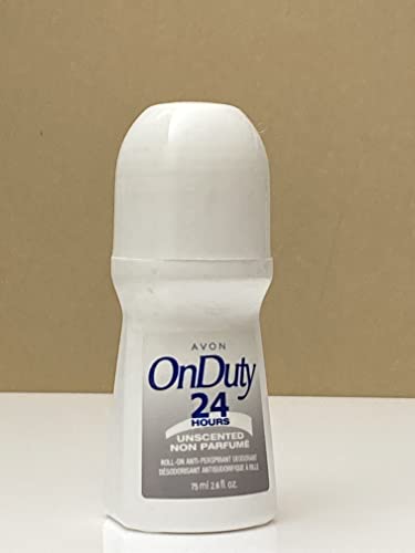 Avon On Duty 24 Hours Unscented Roll-On Anti-Perspirant Deodorant - Bonus Size #TOP19