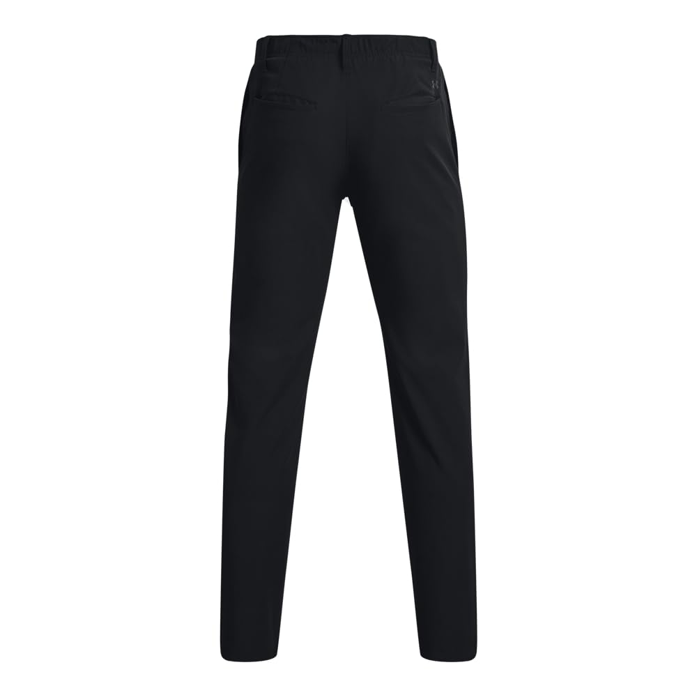 Under Armour Pantaloni da golf da uomo, (001) Nero / Nero, 34W x 32L