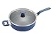 T-fal B0378264 B03782 Excite ProGlide Nonstick Thermo-Spot Heat Indicator Dishwasher Oven Safe Jumbo Cooker with Lid Cookware, 5-Quart, Blue