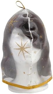 WW WigWrap Wigotism WigWrap a custom fabric used to protect wigs from dirt and dust. (Standard - SM-MD, Gold Stars)