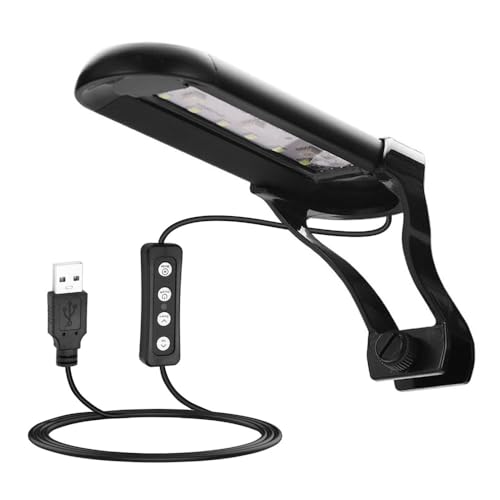 Mini LED Aquarium Beleuchtung Leuchte Clip, USB DC 5V 6W Vollspektrum Licht mit Timer Controller...