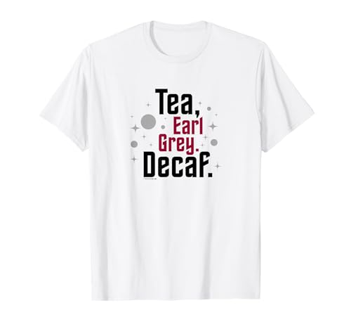 Star Trek Picard Earl Grey Decaf T-Shirt