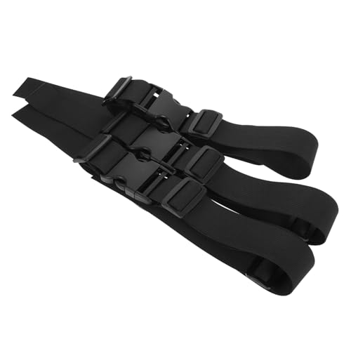 EXQUIMEUBLE 3 Piezas Correas para Trona De Bebé Repuestos para Trona Correas De Cochecito Correas De Repuesto para Sillas Altas Arnés De Silla Alta Correa De Silla Alta Black Poliéster