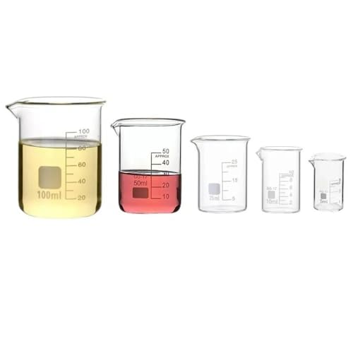 Bécher en verre borosilicaté de haute résistance pour mesures de précision