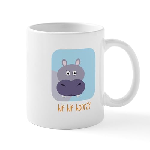 Taza de cerámica de 11 oz Hip Hip Hooray miniatura 1