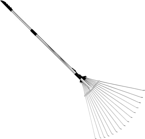 Unibos Adjustable Garden Rake 25 Tines