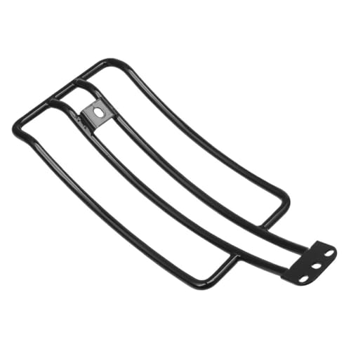 Support porte-bagages arrière moto R18 noir mat brillant