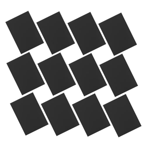 TEMPNAP 40枚 黒い厚手カードストック紙 滑らかな表面で描画 書道に アートや招待状作成に対応 家 学校 オフィス向け耐久性のある黒画用紙