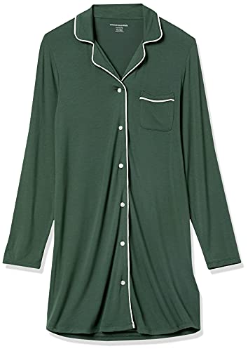 Image of Amazon Essentials Women's Piped Nightshirt (Available in Plus Size)