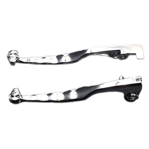 CHROME SKULL Brake Clutch Lever Levers For Marauder Volusia Boulevard - View #4