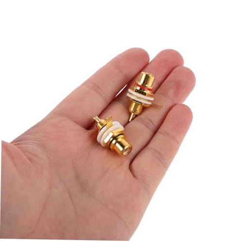 Conectores de audio hembra terminales de amplificador para cables de altavoces 4