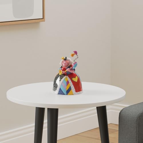 Enesco Disney by Romero Britto Alice in Wonderland Queen of Hearts Holding Flamingo Mallet Figurine, 8.27 Inch, Multicolor - image 2
