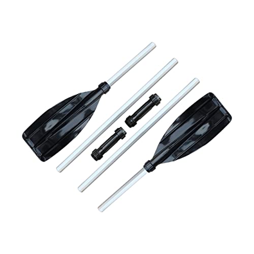 GRIRIW 2Pcs Aluminum Alloy Kayak Paddles Ergonomic Design for Easy Control Water Sports Suitable for Canoeing Surfing and Inflatable Boats