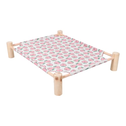 Lit surélevé pour chien lavable et rafraîchissant avec structure en acier